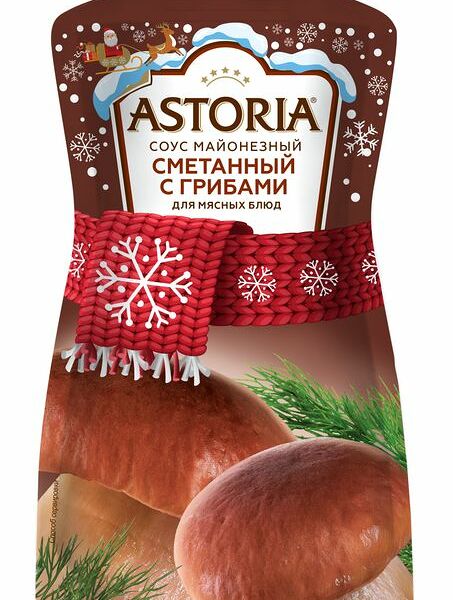 Соус Astoria Сметанный С Грибами 42% 233г