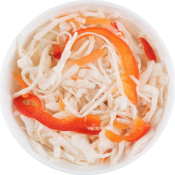 Капуста маринованая с болгарским перцем