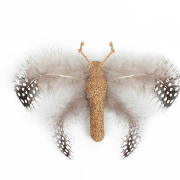 Игрушка для кошек ПИЖОН из прессованной кошачьей мяты  Бабочка , 7,5см