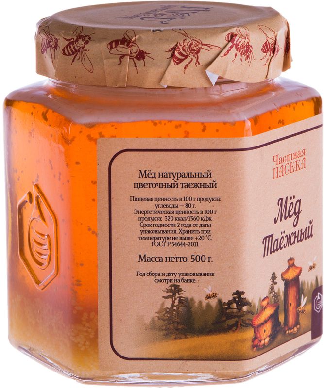 

Мед Частная пасека Таежный, 500 г