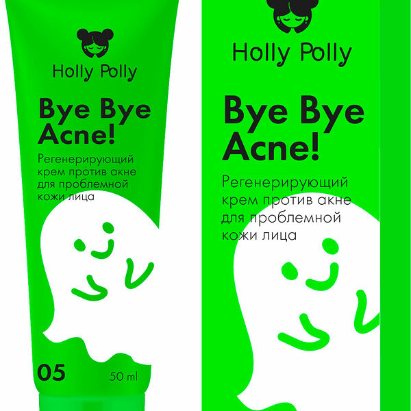 Крем для лица Holly Polly Bye Bye Acne!Регенерирующий против акне
