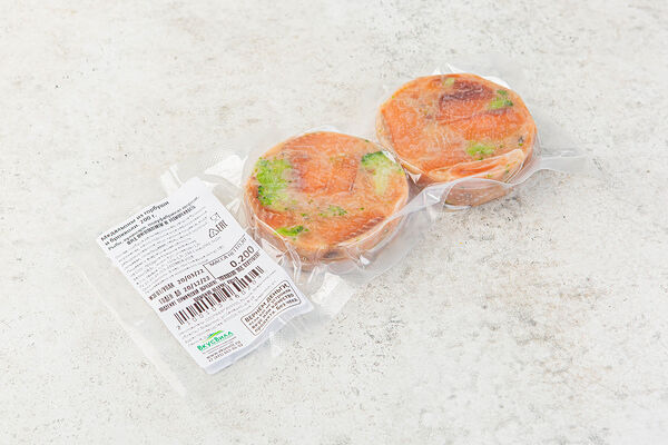 Медальоны из горбуши и брокколи зам., 200 г Продукт замороженный 