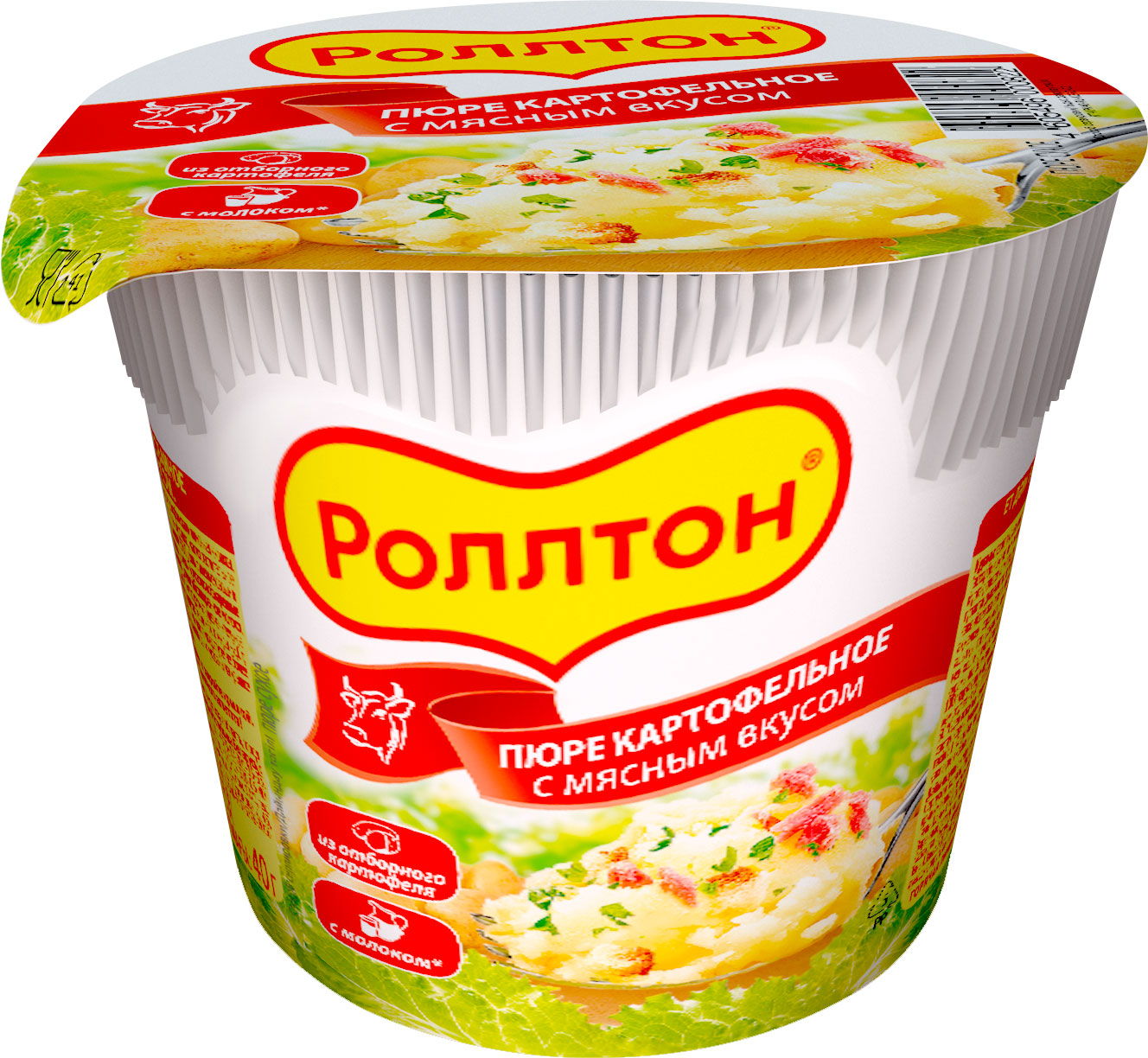 

Пюре Роллтон картофельное с мясным вкусом