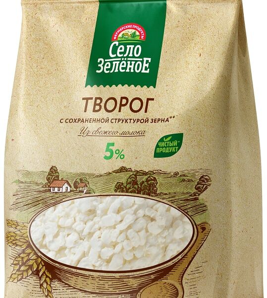 Творог Село Зелёное 5% 300 г