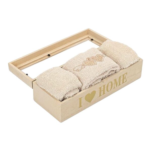 Набор салфеток в корзинке Sofi De Marko Рута, 5 шт, 30х30 см, капучино, 100% хлопок