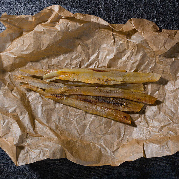 Спинки корюшки вяленой