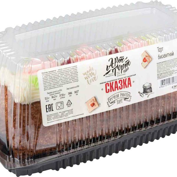 Торт бисквитный Сказка Арт-торт