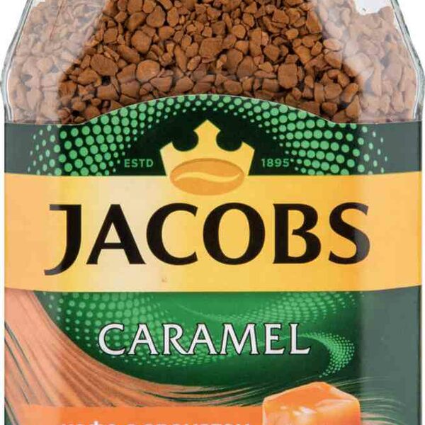 Кофе растворимый сублимированный Jacobs Caramel с ароматом карамели