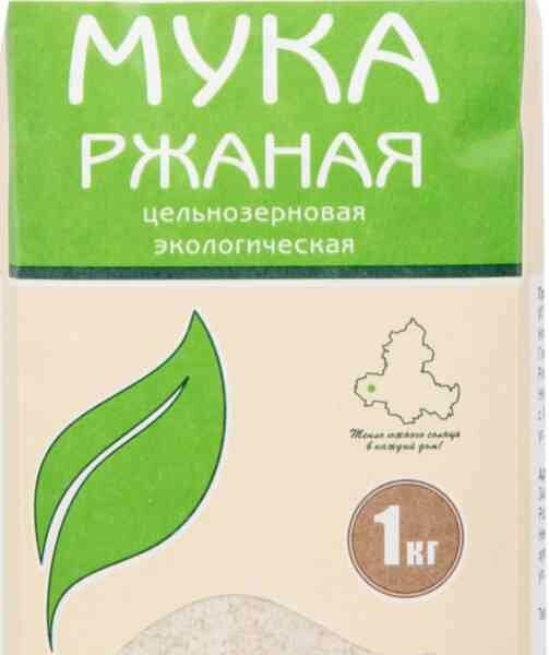 Мука ржаная цельнозерновая экологическая Био-хутор Петровский 1 кг