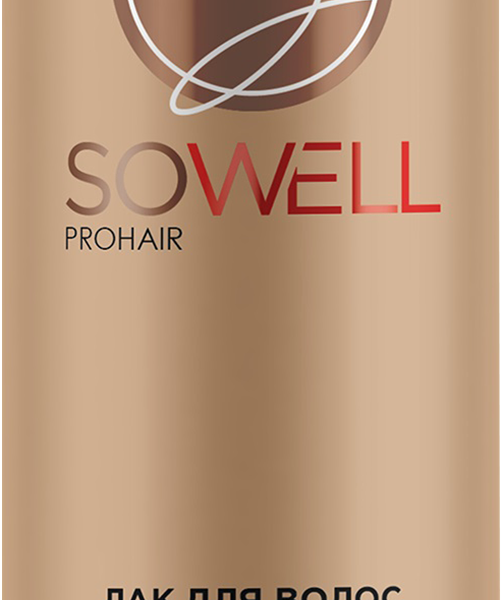 Лак для волос SOWEll Luxurious Shine Роскошный блеск сильная фиксация