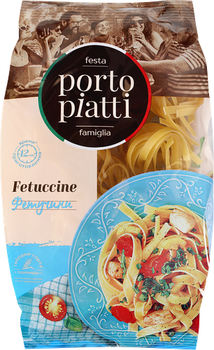 Макароны PORTO PIATTI Гнезда Папарделле, 400г