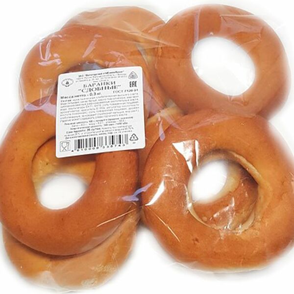 Баранки Вологодский ХК сдобные 300г