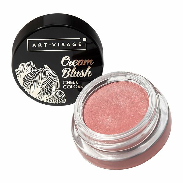 ART-VISAGE Румяна кремовые Cream Blush cheek colors, 5 г, 13 розовый кварц