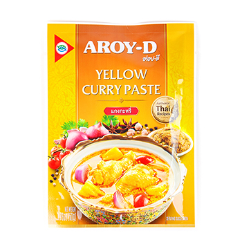 

Паста карри жёлтая Yellow Curru Paste ТМ Aroy-D (Арой-Д)