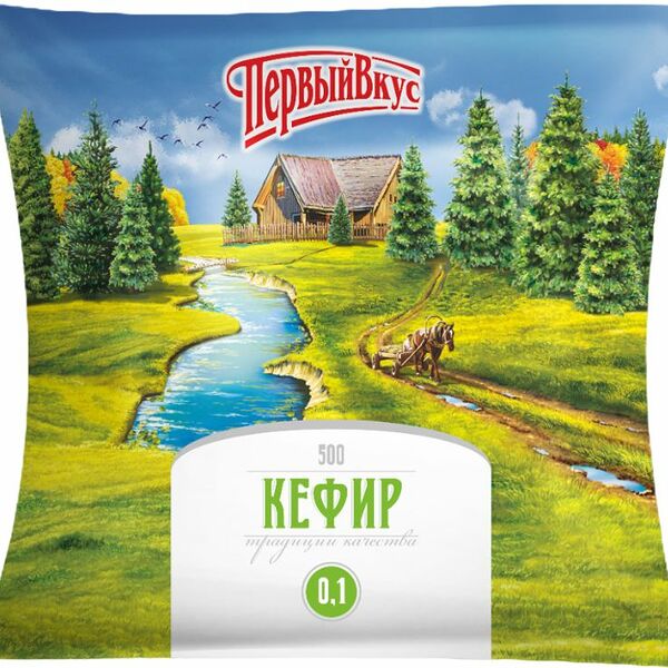 Кефир Первый Вкус обезжиренный 0.1%