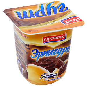 Пудинг Ehrmann Эрмигурт шоколадный 3.2%, 1шт
