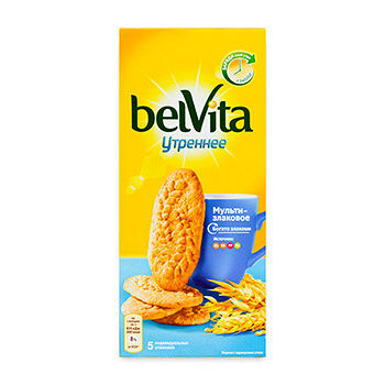 Печенье мультизлаковое BelVita Утреннее