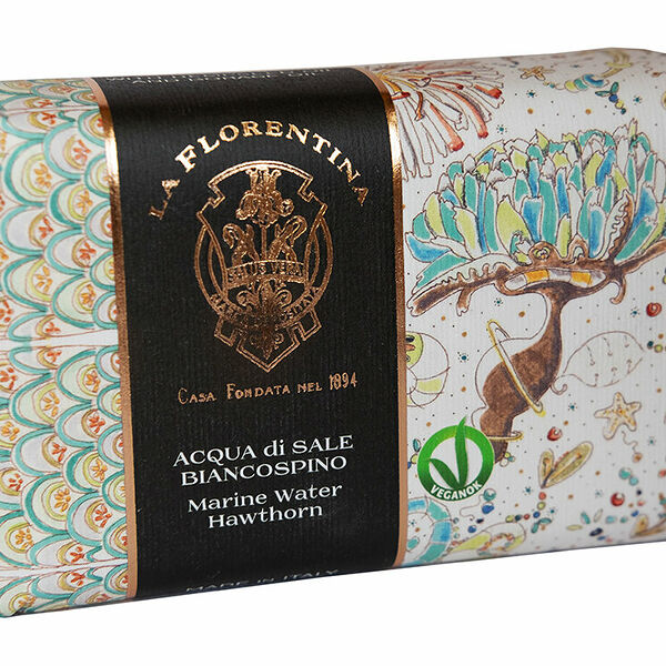 LA FLORENTINA Marine water & Hawthorn Мыло для тела Морская вода и Кратегус, 270 г