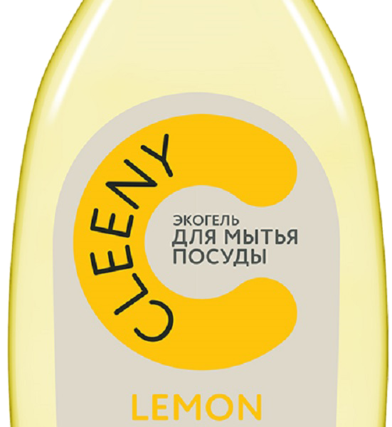 Гель для мытья посуды Cleeny Эко Lemon, 1 л