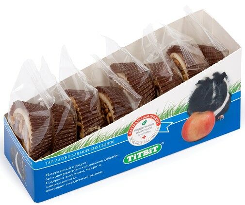 TiTBiT Тарталетки для морских свинок тыква/ананас 1 шт.