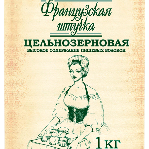 Мука Французская штучка цельнозерновая, 1кг