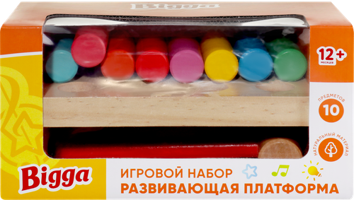 

Набор игровой Bigga Развивающая платформа, 10 предметов