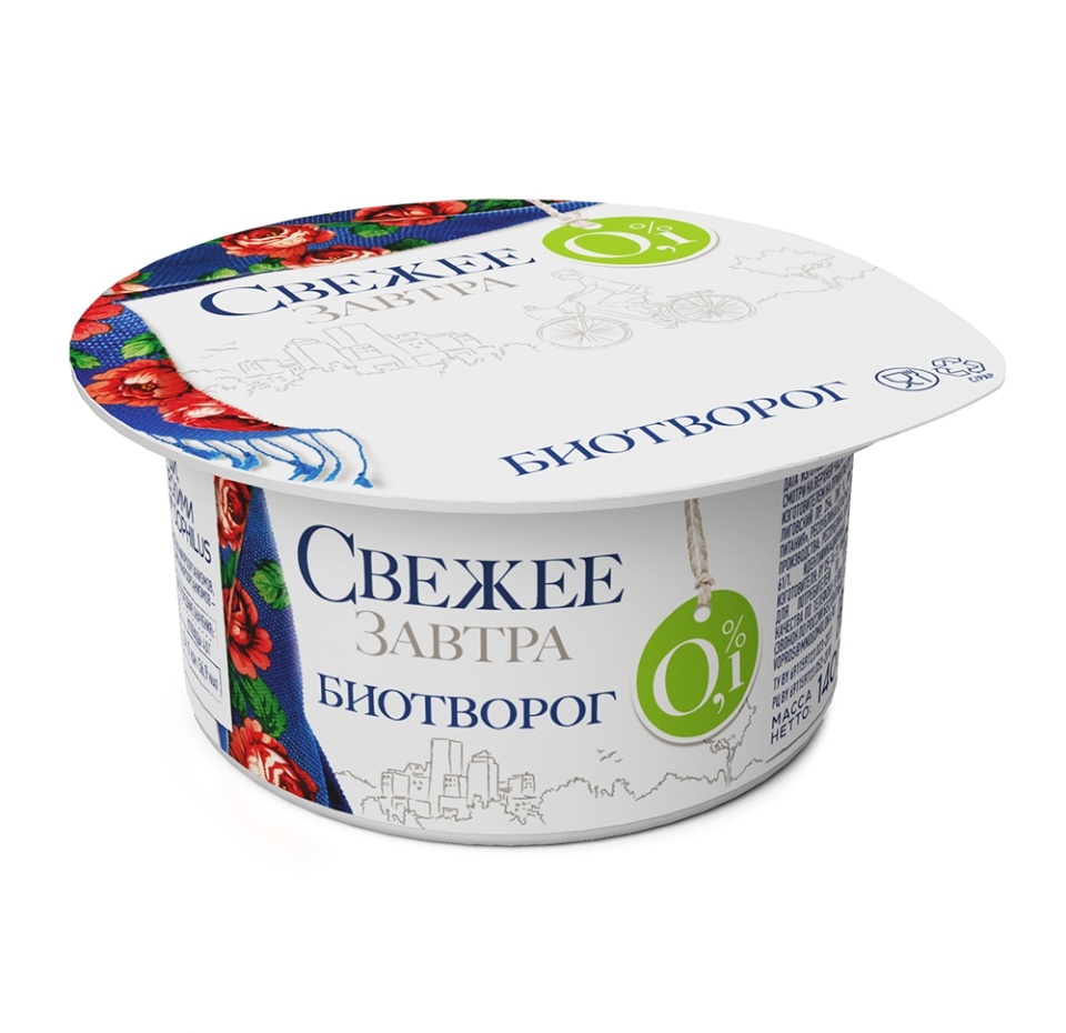 

Биотворог Свежее завтра 0.1% 140 г