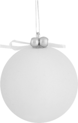 

Елочный шар Homeclub снежный с бантиком, в ассортименте, 8 см