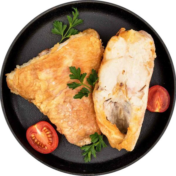 Морской окунь Глобус жареный кусок, вес