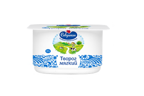 Творог мягкий Савушкин Нежный 5%