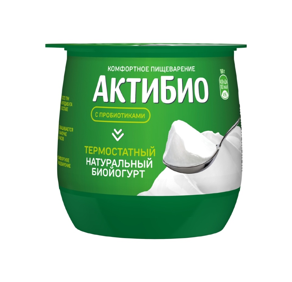 

Биойогурт АктиБио Термостатный с бифидобактериями 3.5%, 160 г