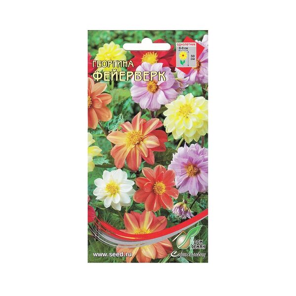Семена Георгина Фейерверк