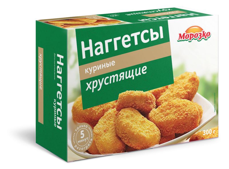 

Наггетсы Морозко куриные хрустящие, 300 г