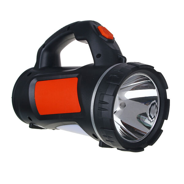 Ермак фонарь прожектор, ss-5805, 1 led, 1 сов, 3 вт, 17х11см, 4 режима, 1000мач, usb, пластик