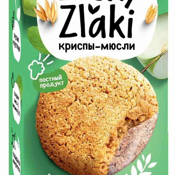 Криспы-мюсли Lucky Zlaki, яблоко