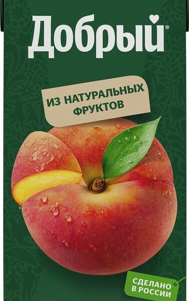 Нектар Добрый персик-яблоко 2 л