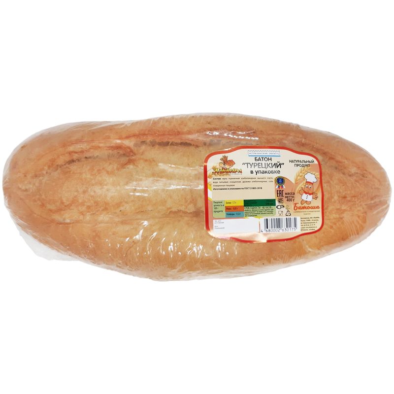 

Хлеб Батоша Турецкий 400 г