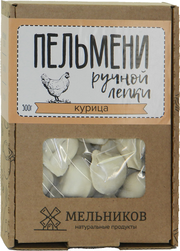 Пельмени Мельников Курица ручной лепки 500 г