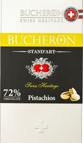 Шоколад Bucheron Горький с фисташками 72% 100г