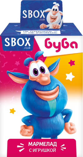 

Мармелад жевательный Sweet Box Буба с подарком в наборе 10 г