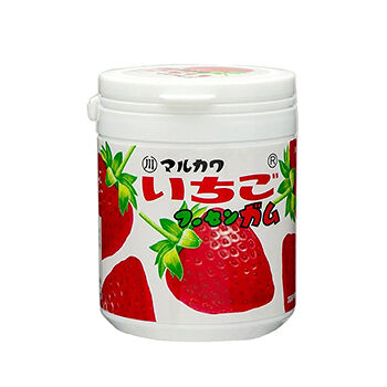 Жевательная резинка Marukawa Strawberry Bottle Gum 130 г, Япония