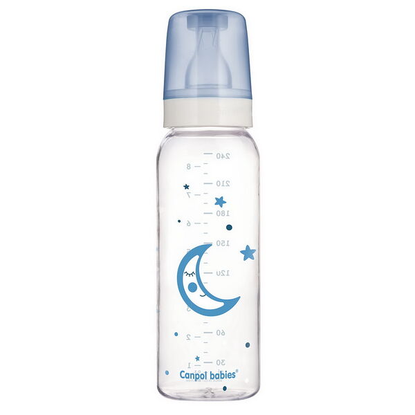 Бутылочка стеклянная 240мл Basic Teddy Friend 12+ арт 42/101