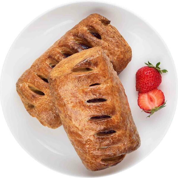 Слойка Глобус с клубникой 2x75 г