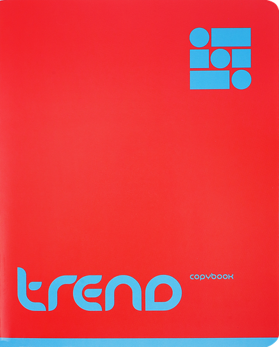 Тетрадь BG Monocolor Trend А5, 96 листов, в клетку, в ассортименте