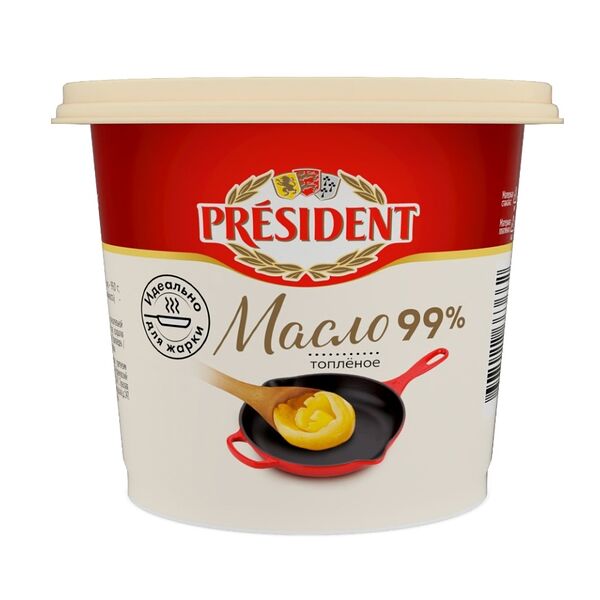 Масло топлёное President 99%, 200 г