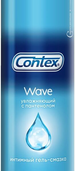 Гель-смазка Contex Wave увлажняющий с пантенолом 100мл