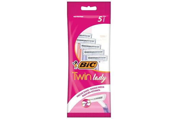 Бритва женская BIC Twin Lady с двумя лезвиями 5 шт