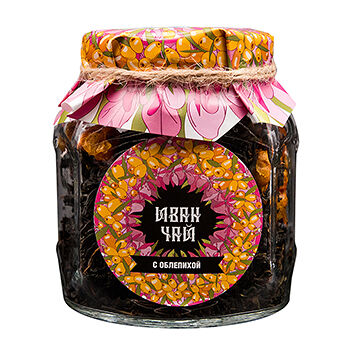 Чай травяной «Иван-чай с облепихой» ферментированный, Емельяновская биофабрика, 50 г, Россия
