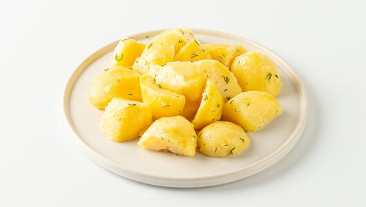 Картофель отварной с укропом