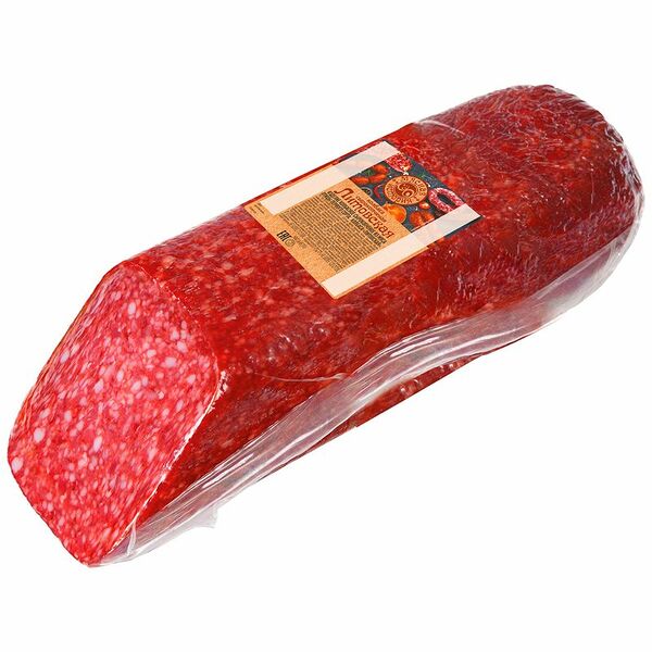 Колбаса сырокопчёная Мясная история Литовская из мяса птицы